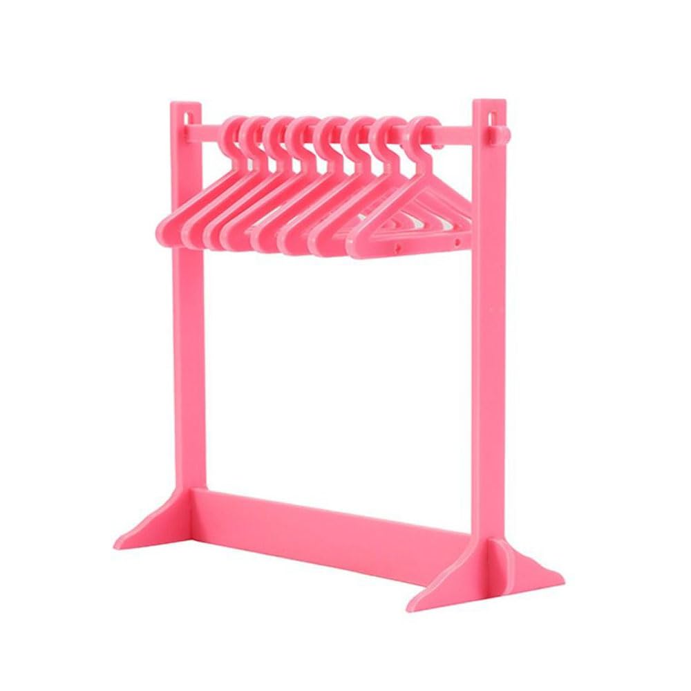 Leadigol Earring Organizer Stand, Acrylic Jewelry Holder with Mini Hangers, Hanging Display Rack, Earring Holder Stand, Necklace Jewelry Storage Show Case Hook