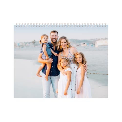 Let's Make Memories Personalized Photo Calendar - Custom 2027 Photo Wall Calendar - Upload Your Photos - Matte Finish - Spiral Bound - 8.5'x11' - Full Photo