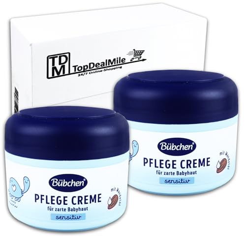 TopDeaLlMile- Vorratspack- Baby Pflege für Bübchen Pflege Creme Sensitiv 2 x 75 ml