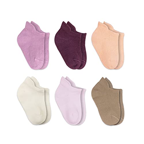 Image of bistyle Baby Grip Ankle Socks 6 Pairs | Newborn Infant Toddlers Socks Seamless Cotton | Kids Boys Girls Ankle Socks