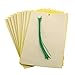 20Pcs Sticky Trappole Adesive Carta Moschicida per Insetti Gialle Trappole Adesivi per Mosche Trappola Garden Sticky Board Afidi Leaf Minatori Bianco Mosche Frutta Pianta Acchiappa Mosche Killer