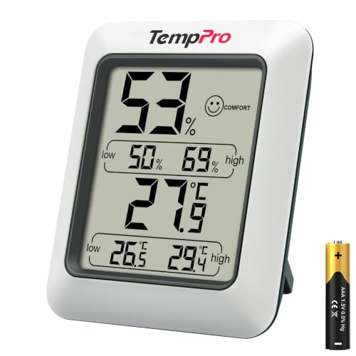 TempPro TP50 Digital Thermo-Hygrometer Room Thermometer Humidity Meter