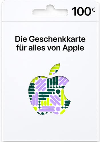 Apple Gift Card – App Store, iTunes, iPhone, iPad, AirPods, MacBook, Zubehör und mehr 100€ - für Deutschland - per Post