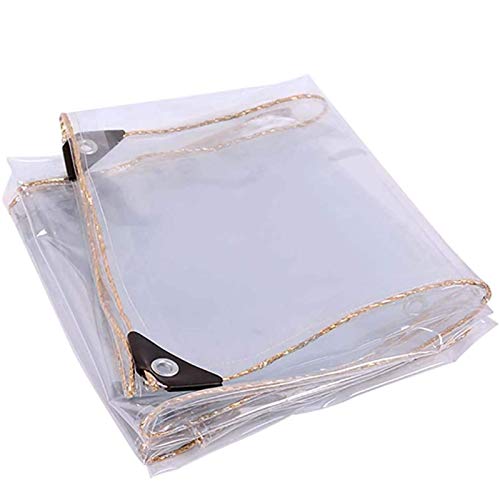 Lona impermeable de PVC transparente resistente a lluvia y polvo 2