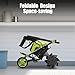 YERYORK Tiller Cultivator, 15-Amp 18-Inch Width 9-Inch Depth Corded Electric Tiller 24 Durable Steel Tines Gardening Tiller with Adjustable Wheels Foldable Handle for Easy Soil Cultivation