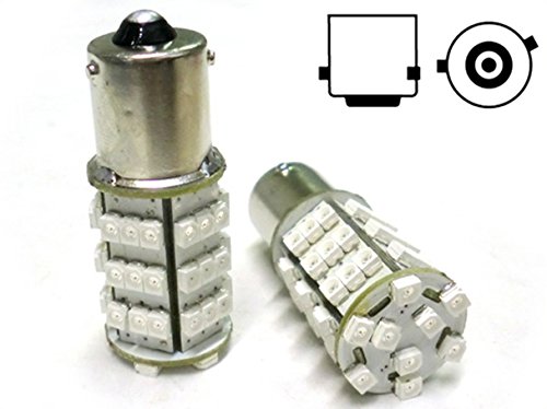 Lampada Led BAU15S PY21W 54 Smd Arancione Piedi