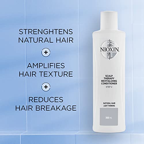 Nioxin System 1 Scalp Therapy Conditioner, With Peppermint Oil, Treats Dry Scalp, Provides Moisture Control & Balance, For Natural Hair With Light Thinning, 16.9 Fl Oz #TOP2