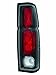 IPCW CWT-CE1002CB Crystal Eyes Bermuda Black Tail Lamp - Pair