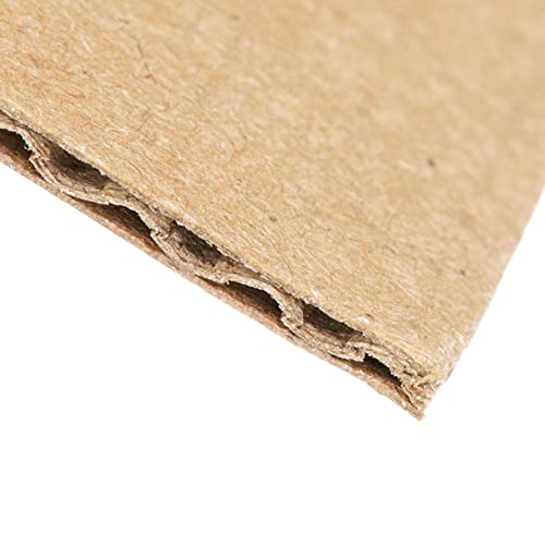 image for Juvale Corrugated Cardboard Sheets - 9 x 12 in, Brown, 50 Pack, 2 mm T