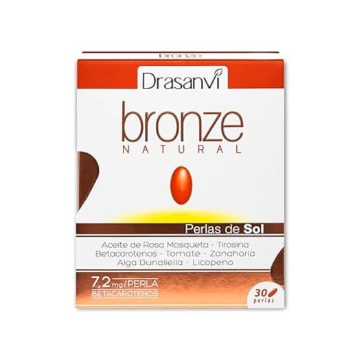 Drasanvi Bronze Natural Perlas de Sol - 30 Cápsulas