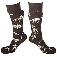 Gift It Right Dinosaur Bone Palaeontology Socks for Men, Women, Girls and Boys, Unisex Adult Socks Jurassic Dinosaur Socks Large Size Uk 8-11 Eu 41-45