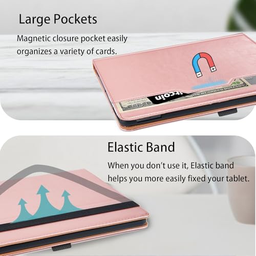 Housse Galaxy Tab S9+ Plus pour éviter les rayures avec pochette documents - 5