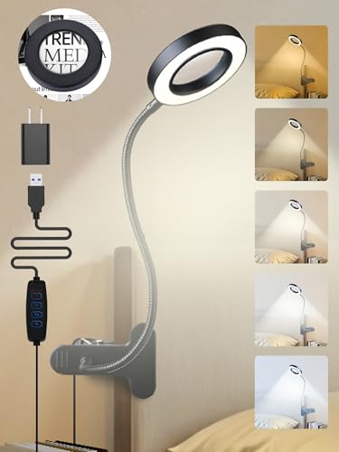 ReinHoo 10X Magnifying Glass with Light,5 Colors+10...