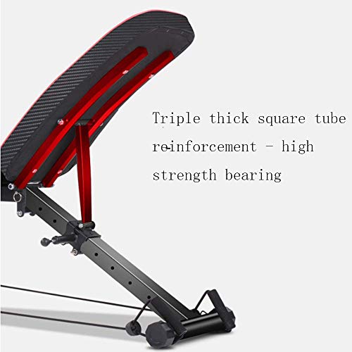 BATOWE Weight Bench Adjustable Weight Bench-Utility Gym Bench for Full Body Workout, Multi-Purpose Foldable Incline Decline Benchs Weight Bench Adjustable