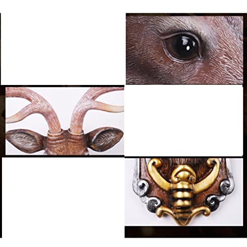 Tête de cerf de simulation RJJ création murale luxe
