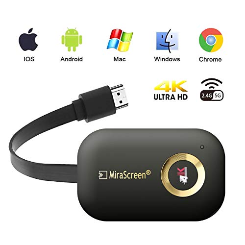 WiFi Display Dongle, VAlinks 5G/2.4G 4K Wireless HDMI Display Adapter Receiver for TV