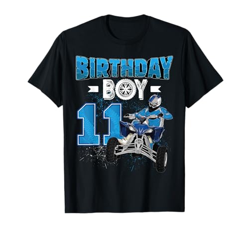 11 Year Old Quad Birthday Shirt
