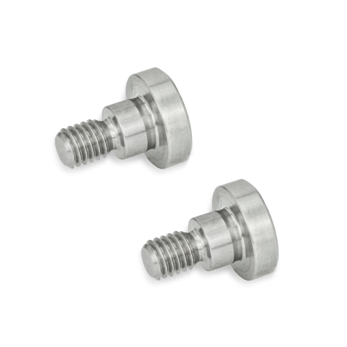 Ganter Normelemente Flange screws, hexagon socket screw, pack of 2, collar 6 x 5 mm, stainless steel, GN 732.1-M5-6-5-NI