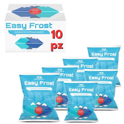 TS Take Sport® Pack de Froid Instantané Normal 10 Pièces – Compresses Froides Jetables pour Athlètes Professionnels Sport Récupération Douleur Entorse Glace Carbonique Premiers Secours