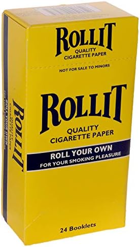Roll It Quality Cigarette Papers (24 Booklets Of 100 Leaves)
