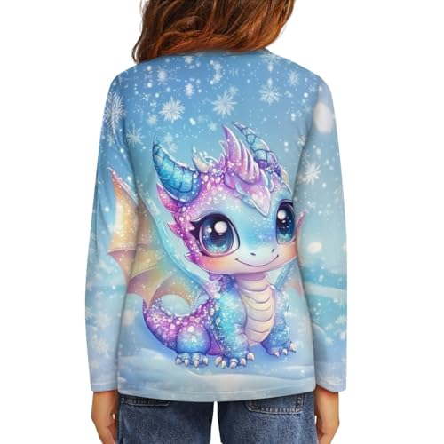 HUIACONG Boys Shirts for Kids Children Long Sleeve Tshirts Girls Crewneck Sweatshirt4