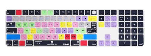XSKN Premiere Pro Shortcuts Keyboard Cover Skin Fits for...