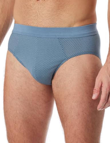 Schiesser Herren Minislip-Comfort Fit Slip, blaugrau_181118, S Schiesser Herren Minislip-Comfort Fit Slip, blaugrau_181118, S