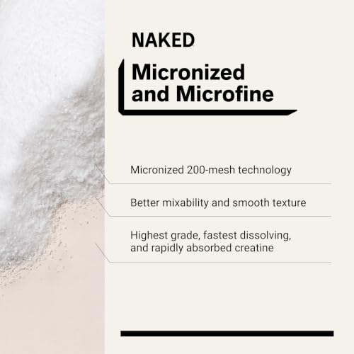 NAKED Pure Micronized Creatine Monohydrate 500g (100 Servings) — view 4