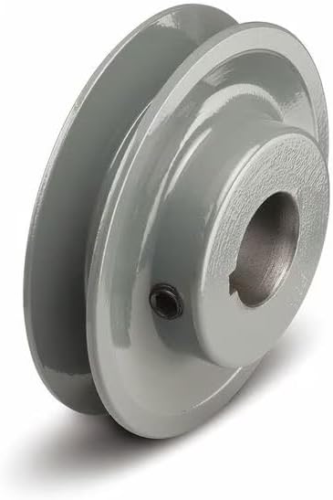 7/8" Fixed Bore 1 Groove Standard V-Belt Pulley 3.95 in OD, Mfr: BK4078-A
