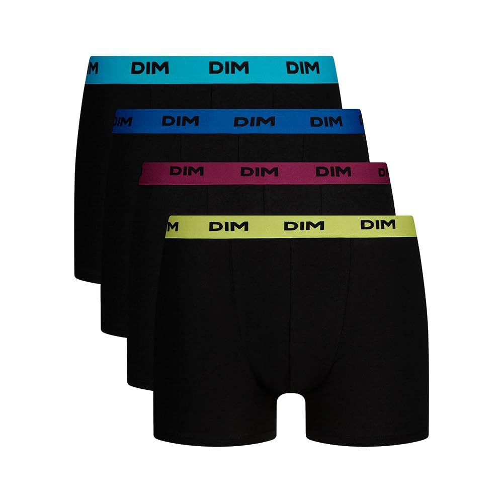 DIM Boxer Mix and Colors in Cotone Elasticizzato Uomo x4