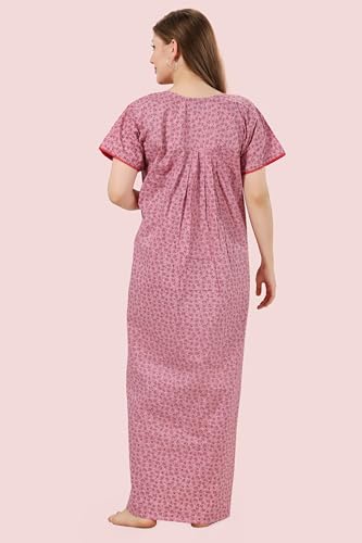 Image of Soulemo Women's Pure Cotton Floor Length Nighty 1690