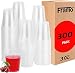 3 Oz Clear Plastic Cups by Framo, For Any Occasion, BPA-Free Disposable Transparent Ice Tea, Juice, Soda, and Coffee Glasses for Party, Picnic, BBQ, Travel, and Events, (300 count)