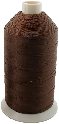 Brown Bonded Nylon Upholstery Thread Size 138, Tex 135, 16 Oz. 3000 Yards