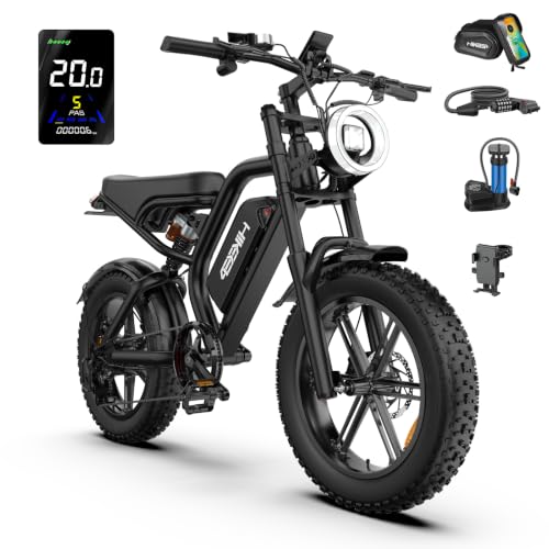 HiKeep K6-G 750W Electric Bike for Adults, 20" Fat Tire