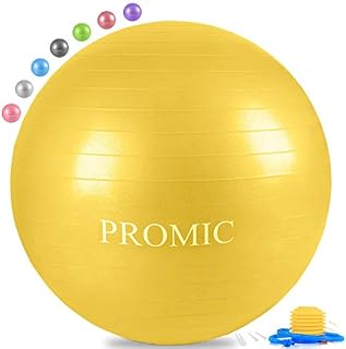PROMIC Exercise Ball (45 cm) Children's Balance Ball with Foot Pump - Alternative