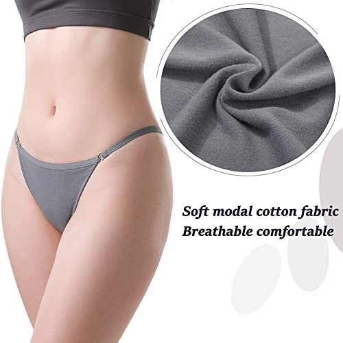 Levao Cotton Thongs For Women Sexy Underwear G-String Panties Rhinestone T-Back Bikini Multipack S-Xl #TOP3