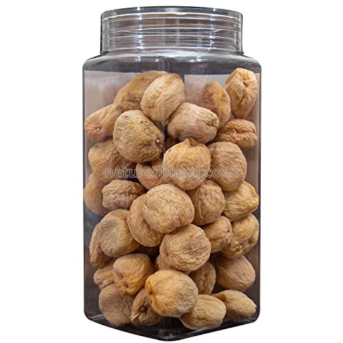 Image of inchNature's Blend Dried Apricots 400g Jar | Afghan Heirloom Variety | Sun-Dried Dark Amber Fruit | Deep Caramel-Sweet Mild Tang | High Natural Sugars inch