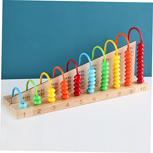 Alasum 3 pcs Arithmetic Teaching aids Toys for Kids Childrens Toys Kids playset Toy for Kids Bead Arithmetic Abacuses Math Learning Abacus Educational Calculate Toy Pupils Counter Wooden - Thumbnail 6