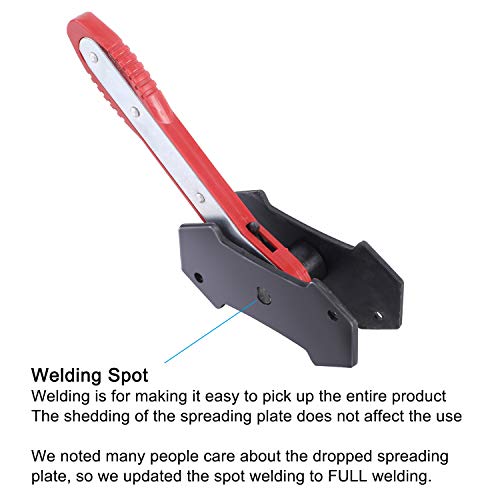 Jifetor Brake Caliper Press Tool, 360 Degree Swing Ratchet Expander Wrench Car Wheel Piston Spreader With Extra 3Pcs Large Plates For Single Twin Quad Sextuplet Piston Disc Brake Caliper #TOP5