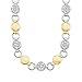 s.Oliver Damen Collier, Halskette Edelstahl IP Gold Platte Geschenk