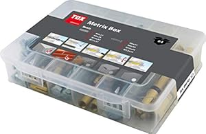 TOX Messing Spreizdübel Metrix Box, 64 tlg.