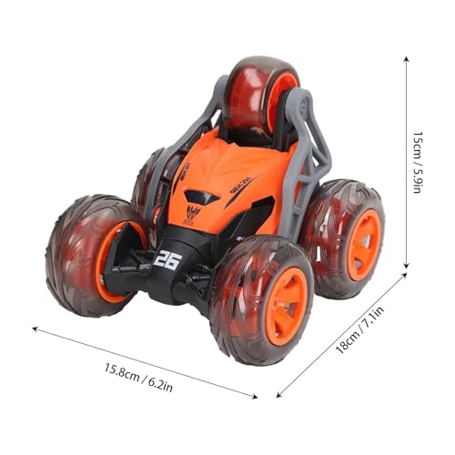Image of Brand Conquer Remote Control Rock Crawler Mist Smoke Spray Function, High Speed 1:18 RC Car Toys for Boys 2WD Off Road Vehicle Toy Cars for Kids Monster Truck Rock Climbing Car Toy (Stunt Cars Red)