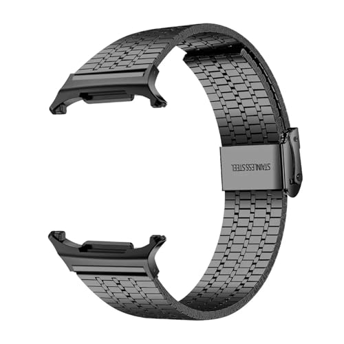 [XGYOMVB] Galaxy Watch 8 Classic�p�X�e�����X�X�`�[���X�g���b�v�iWatch 8 40mm/44mm�Ή��j(Black,Galaxy 8 40mm)