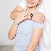 TOTWOO Long Distance Touch Bracelets for Couples, Vibration & Light up for Love Couples Bracelets | Long Distance Relationship Gifts for Girlfriend Bluetooth Pairing Jewelry