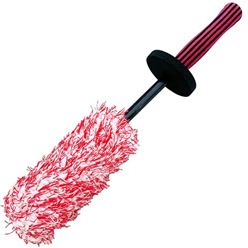 CLEANBOB® Premium Mikrofaser Felgenbürste für eine effektive Reinigung bis tief ins Felgenbett...