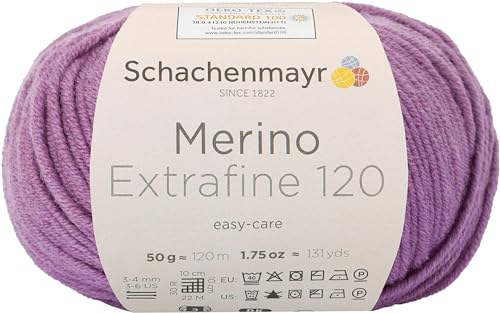 Schachenmayr Merino Extrafine 120, 50G plum Fils À Tricoter
