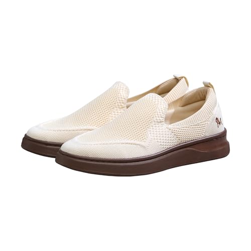 Image of Neeman's Elevate Unisex Slip-On Shoes | Lightweight Breathable Knit Sneakers with Cushioned TPR Sole | Comfortable Everyday Walking, College, Office & Travel Footwear