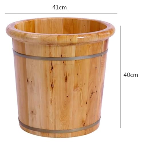Bañera de madera maciza para pies para pedicura miniatura 2