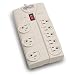 Tripp Lite 8 Outlet Surge Protector Power Strip, 8ft Cord Right Angle Plug, Lifetime Insurance & $75K Insurance (TLP808)