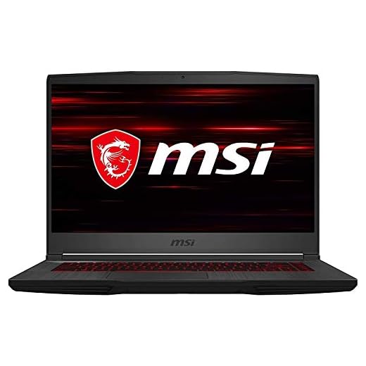 MSI GF63 Thin 9SC-066 15.6" Gaming Laptop, Thin Bezel, Intel Core i7-9750H, NVIDIA GeForce GTX1650, 16GB, 512GB NVMe SSD